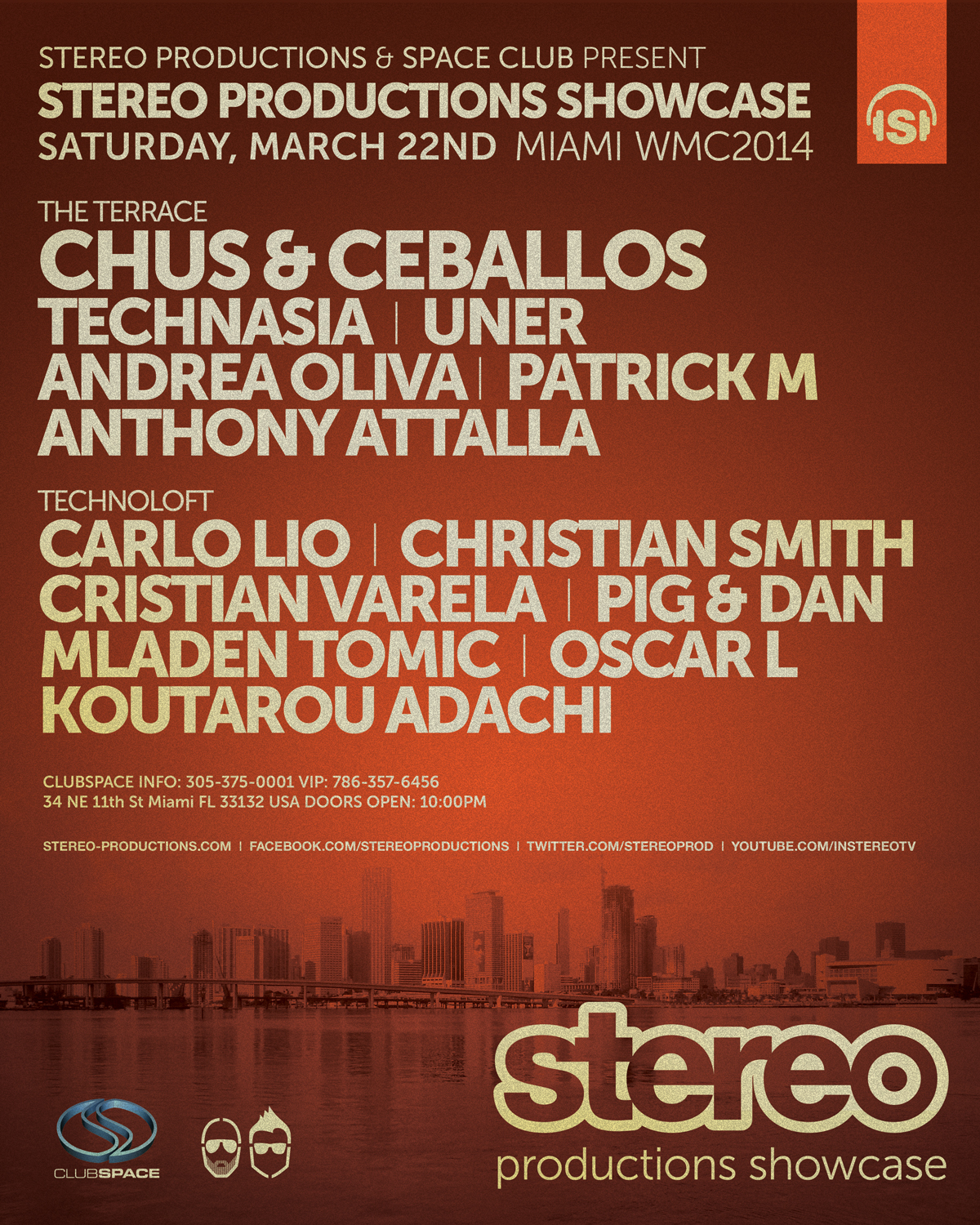 Stereo Productions Showcase Lineup